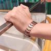 Ikuinen Magnetic Bracelet Pure Copper Men's Hand Bracelets 15mm Germanium Bracelet Male Balance