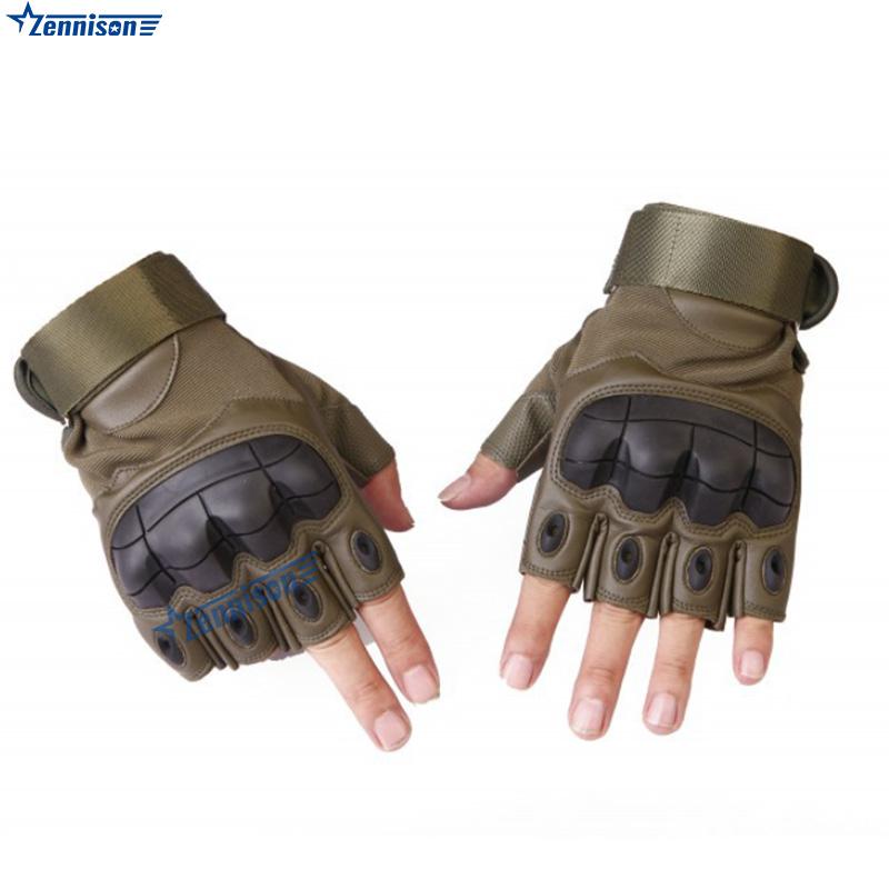 Breathable Soft Shell Tactical Half Finger Gloves for Outdoor Cycling Camping and Comfortable Daily Protective Use