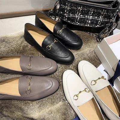 Социальная выплата~ Бархатные лоферы в британском стиле, женские, с кожаной отделкой и маленькие кожаные туфли, универсальные ретро туфли на плоской подошве для женщин