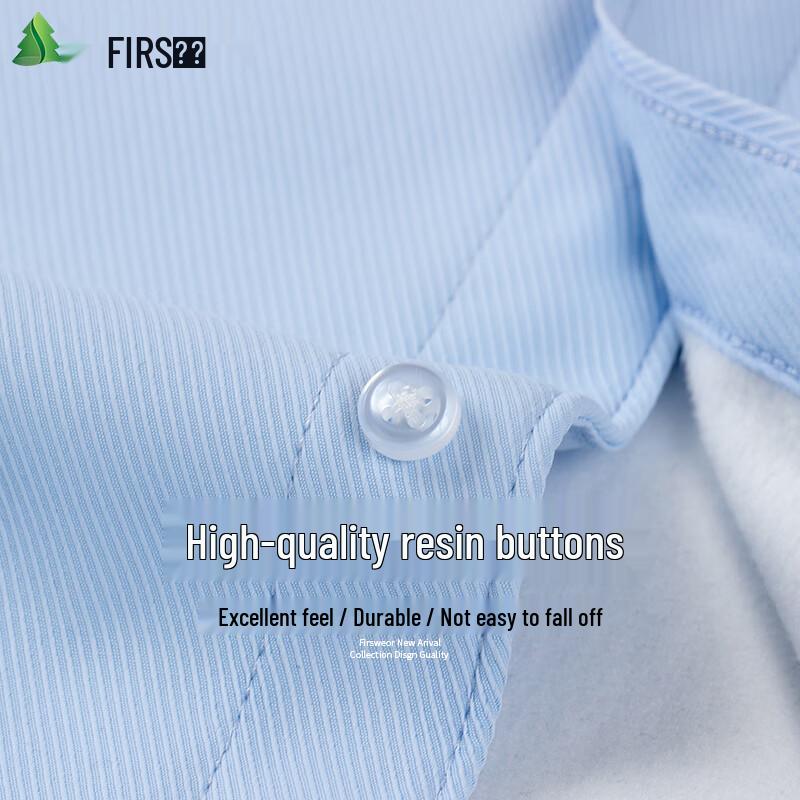 Мужская термофлисовая рубашка FIRS в стиле business casual