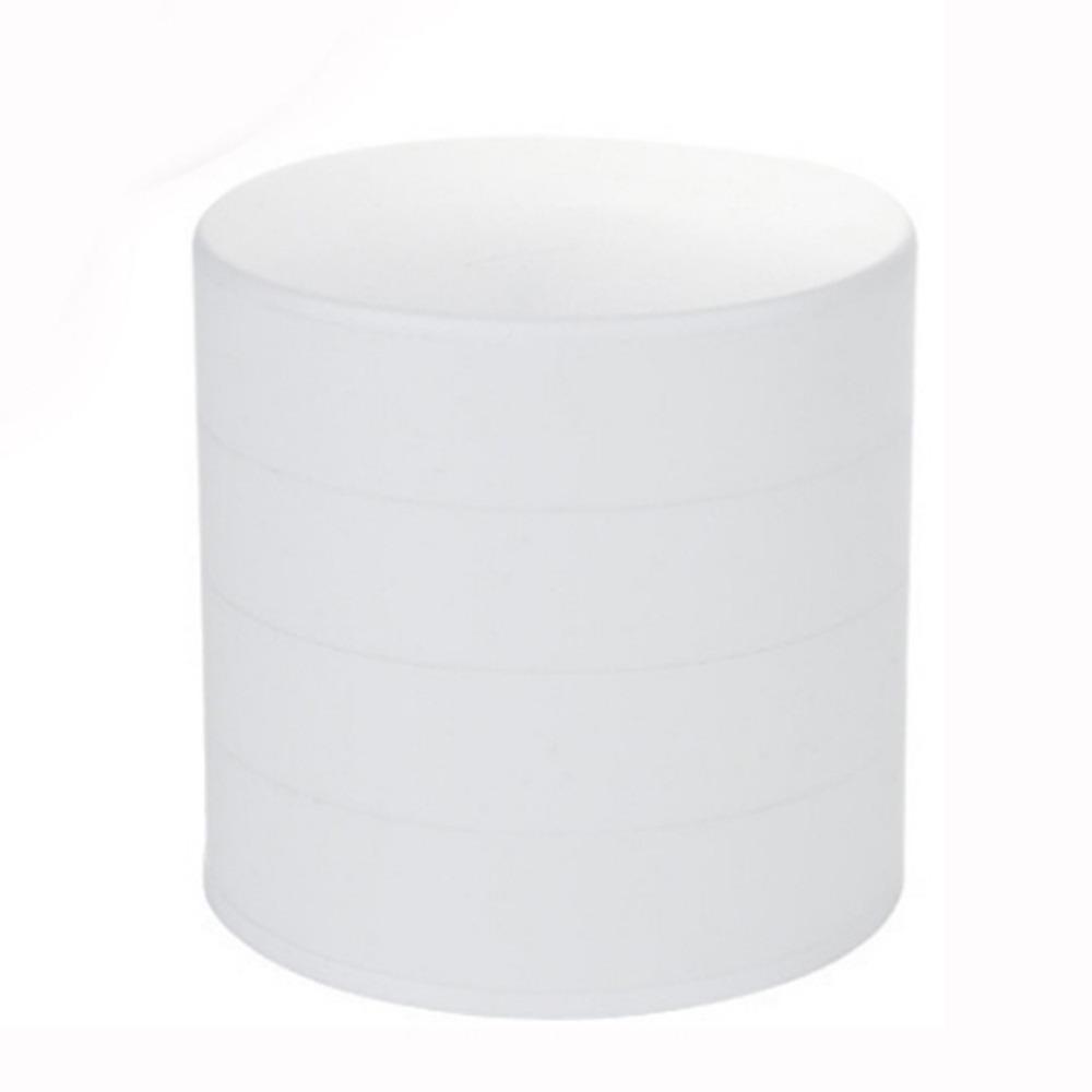 Пылезащитный вращающийся органайзер для украшений с бархатной подкладкой, футляр для ожерелий, коробка для макияжа, подарок на день рождения