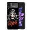 The Jigsaw Killer Horror Clear Phone Case For Samsung Z Flip 7 6 5 4 3 Galaxy ZFlip7 ZFlip6 ZFlip5 ZFlip4 ZFlip3 5G Print Cover