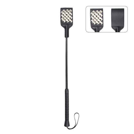 Длинная ручка из искусственной кожи для верховой езды, БДСМ, бондаж, порка, весло, кнуты, секс-игрушка