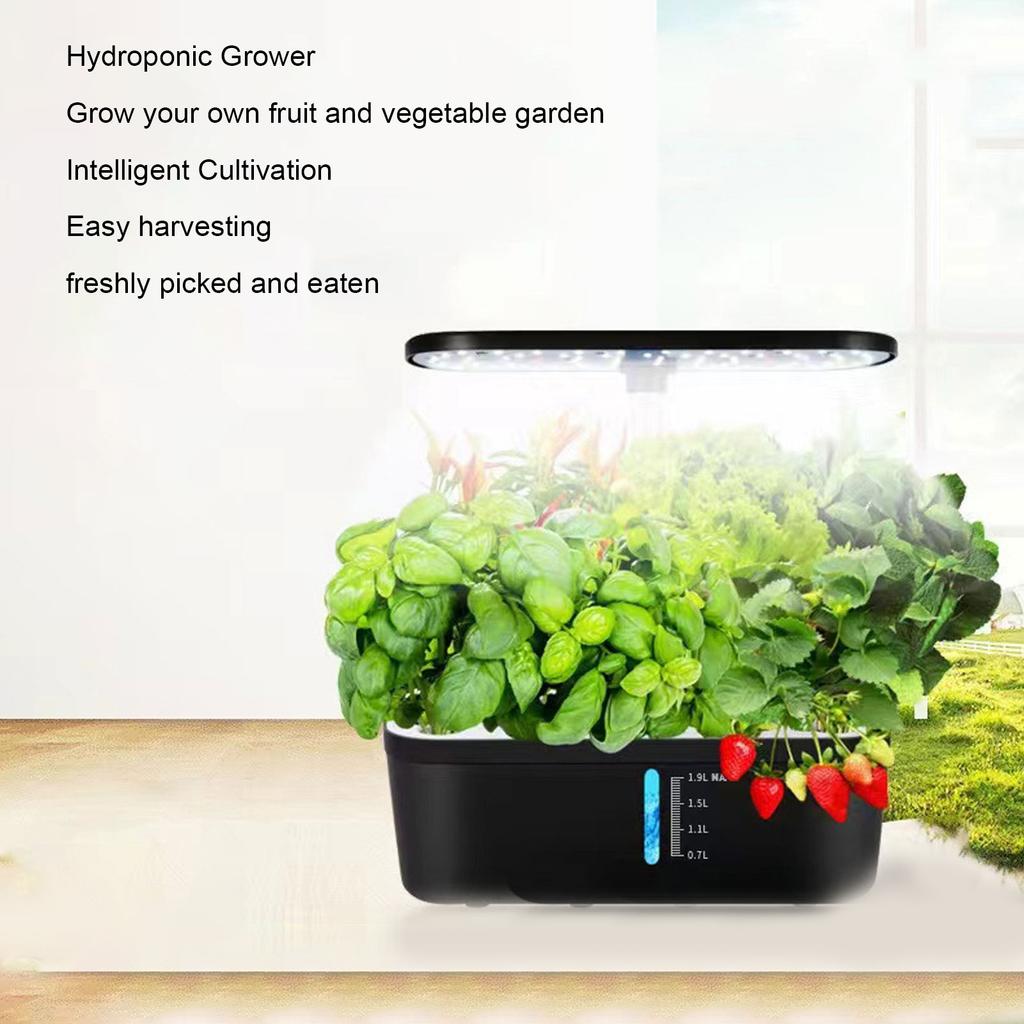 6 Pods Hydroponics Growing System Indoor Hydroponic Vegetable Grower Planter with Growth Light  100?240V