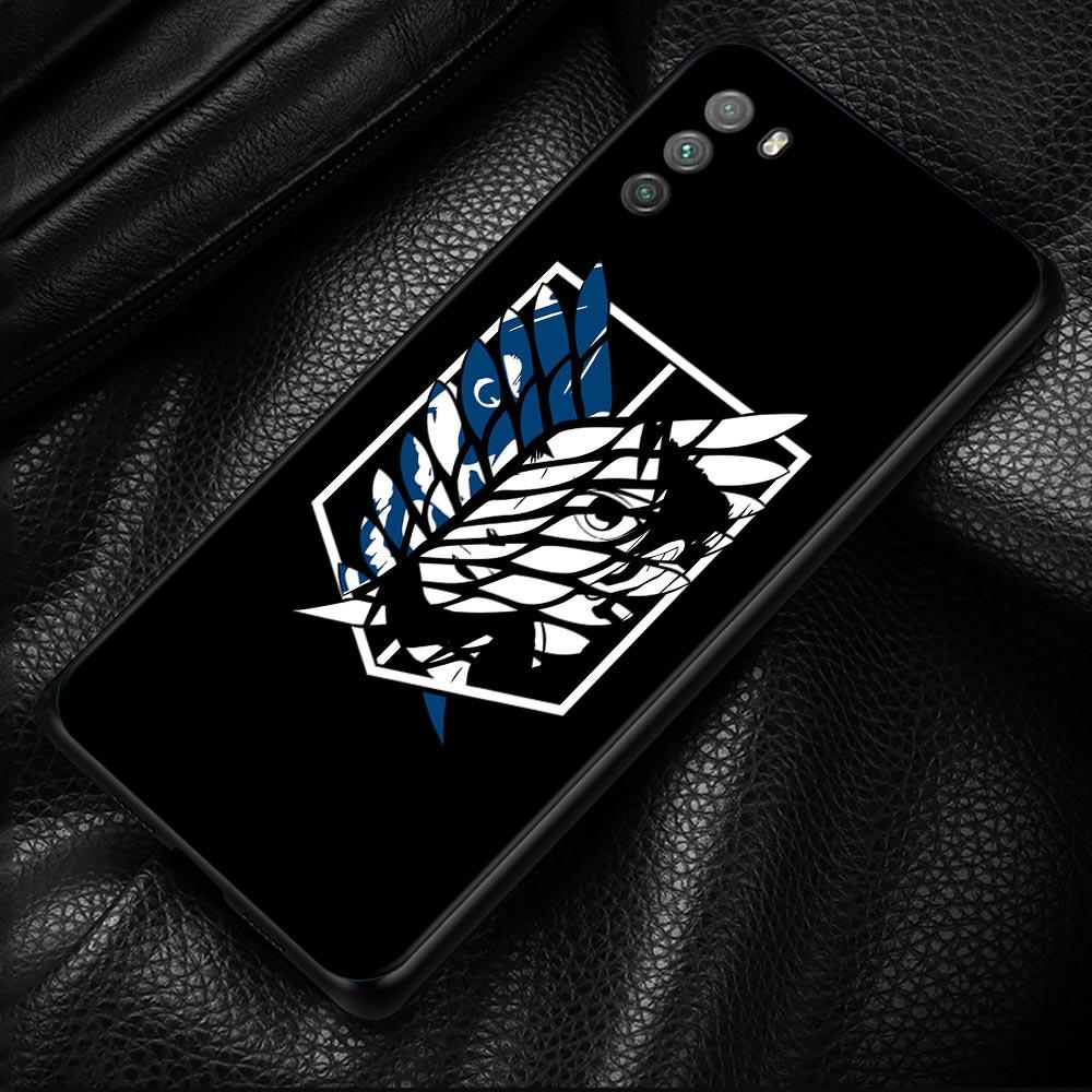 Чехол со значком «Атака Титанов» для Xiaomi POCO X3 NFC X3 M3 M4 Pro X3 F3 GT, чехол для Mi 11T 10T Pro 9T 11 Note 10 Lite Civi Shell