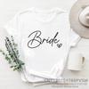 Футболка с надписью «Команда невесты» Смешная женская свадебная футболка «Невеста будет в команде» Evjf «Девичник» «Девичник» «Подружка невесты»