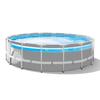 INTEX Above Ground Tubular Pool Kit - Pris Frame - 488 X 122 Cm - Round (Pump, Tarpaulin, Groundsheet and Ladder) - 26730NP