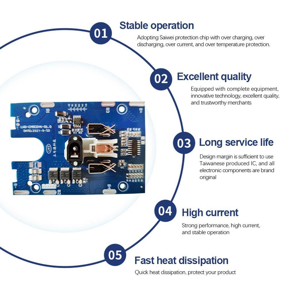 18/21V Power Tools Protection Protection Board Lithium Battery Pack Battery Charging Battery Boards