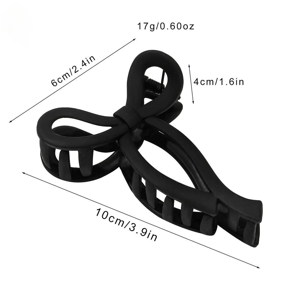 Полая бабочка большая элегантная заколка для волос простая задняя часть головы высокая прическа коготь акула заколка для волос головной убор