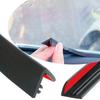 7-Shape Car Window Seal Strip Waterproof Rubber Seals Car Side Window Gap Filler Door Trunk Car