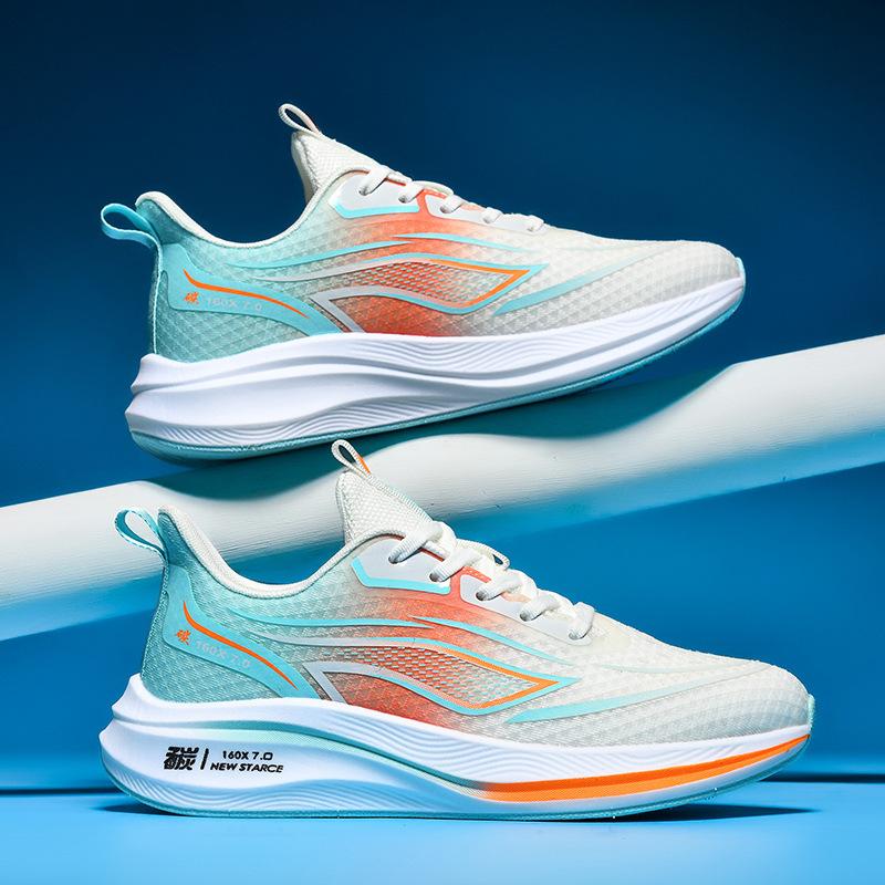 Весенняя мужская обувь новая обувь для бега на мягкой подошве уличная повседневная спортивная обувь модная универсальная дышащая мягкая