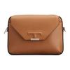 Tods T Timeless Классическая мужская сумка через плечо из телячьей кожи Мини Коричневый XBMTSPC0100RLXS410