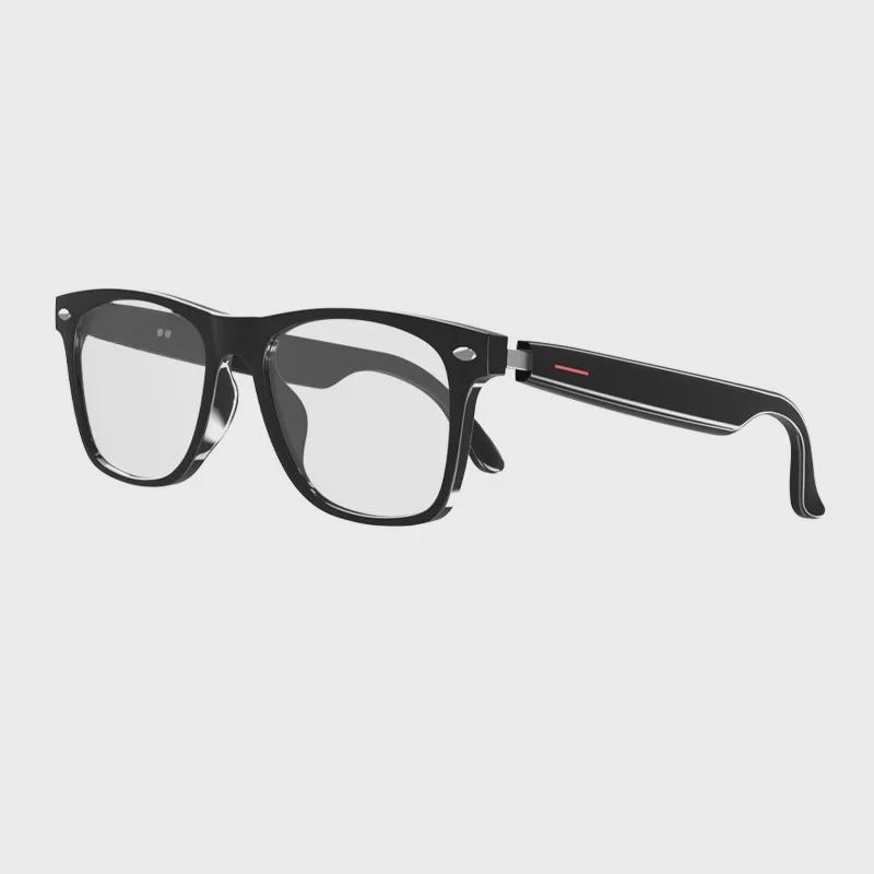 E13 Bluetooth Smart Glasses: Anti-Blue Light, Polarized, Semi-Open Sunglasses with Interchangeable Lenses for Calls & Music