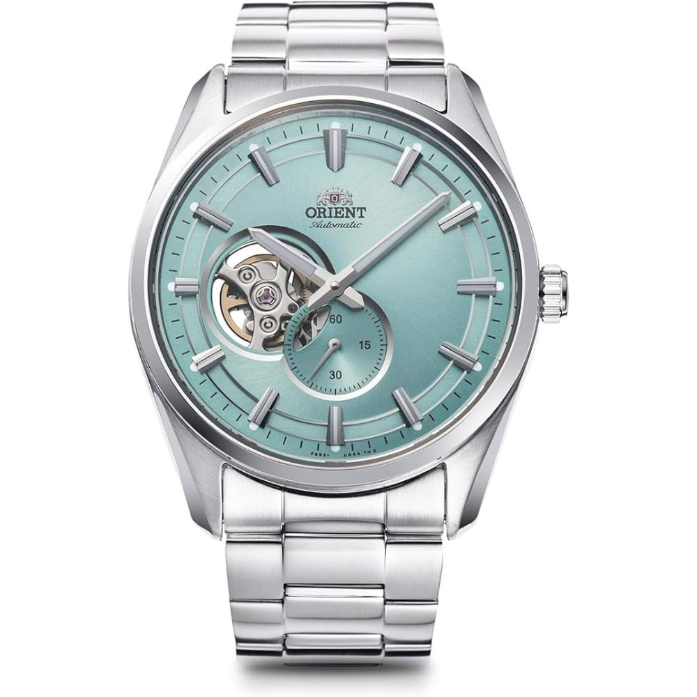 ORIENT Contemporary Semi Skeleton Automatic Blue Dial Men's Watch RN-AR0009L