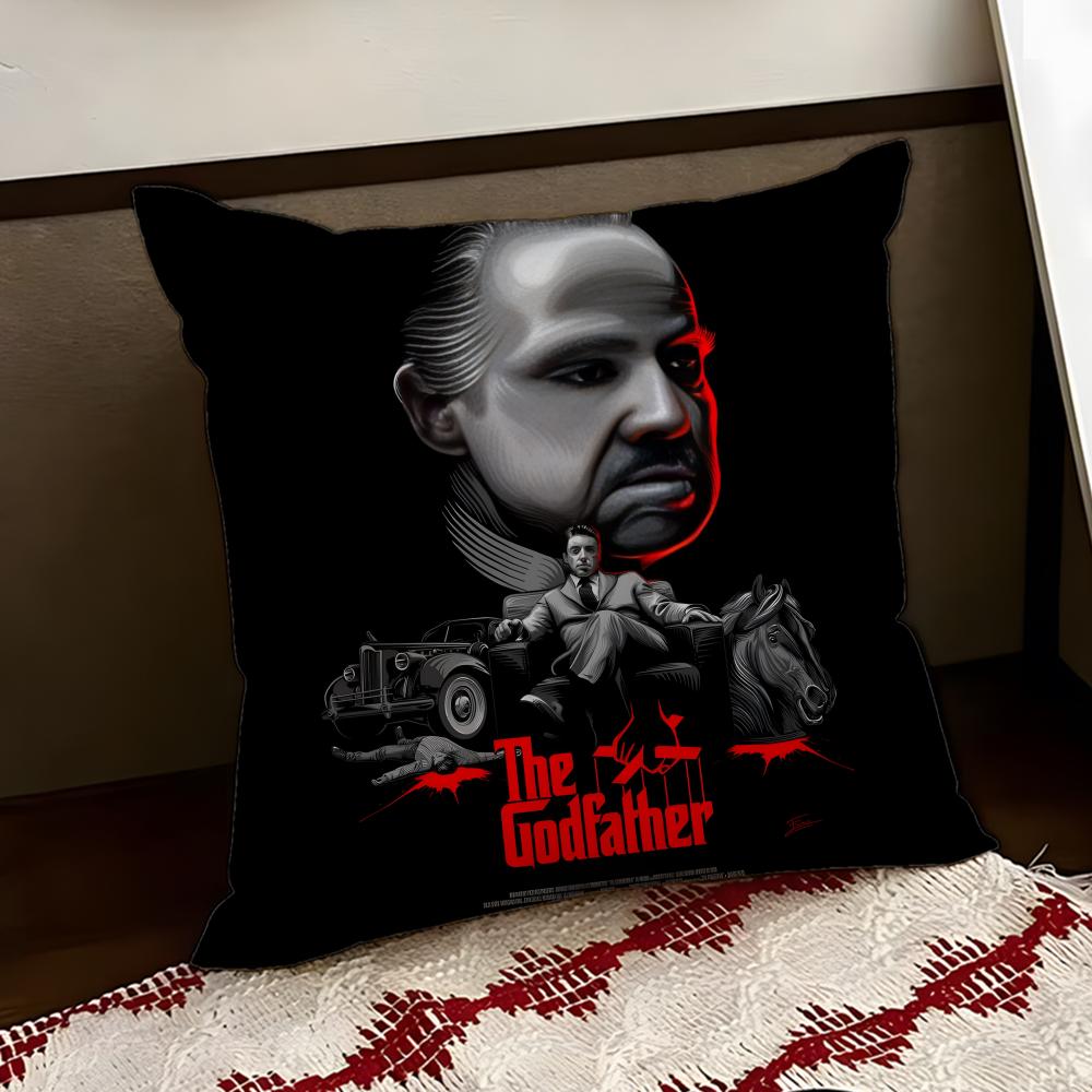 The GGodfather Movie Cushion Cover Reversible Soft Durable Pillow Cover Home Car MultiScene Use for Daily Comfort