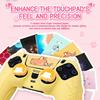 Силиконовый защитный чехол-комплект для контроллера PS5 с накладками на стики и наклейкой