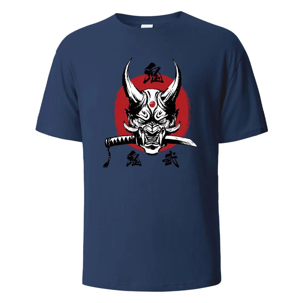 Onimusha Графический принт Мужские футболки 100% хлопок дышащие удобные топы для мужчин Летние свободные мужские топы harajuku Мужская одежда