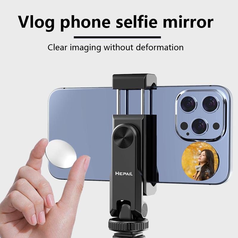 Universal Smartphone Selfie Vlog Mirror For Iphone Samsung Photo Video Selfie Vlog Accessories Portable Mirror Booster Self Tz08