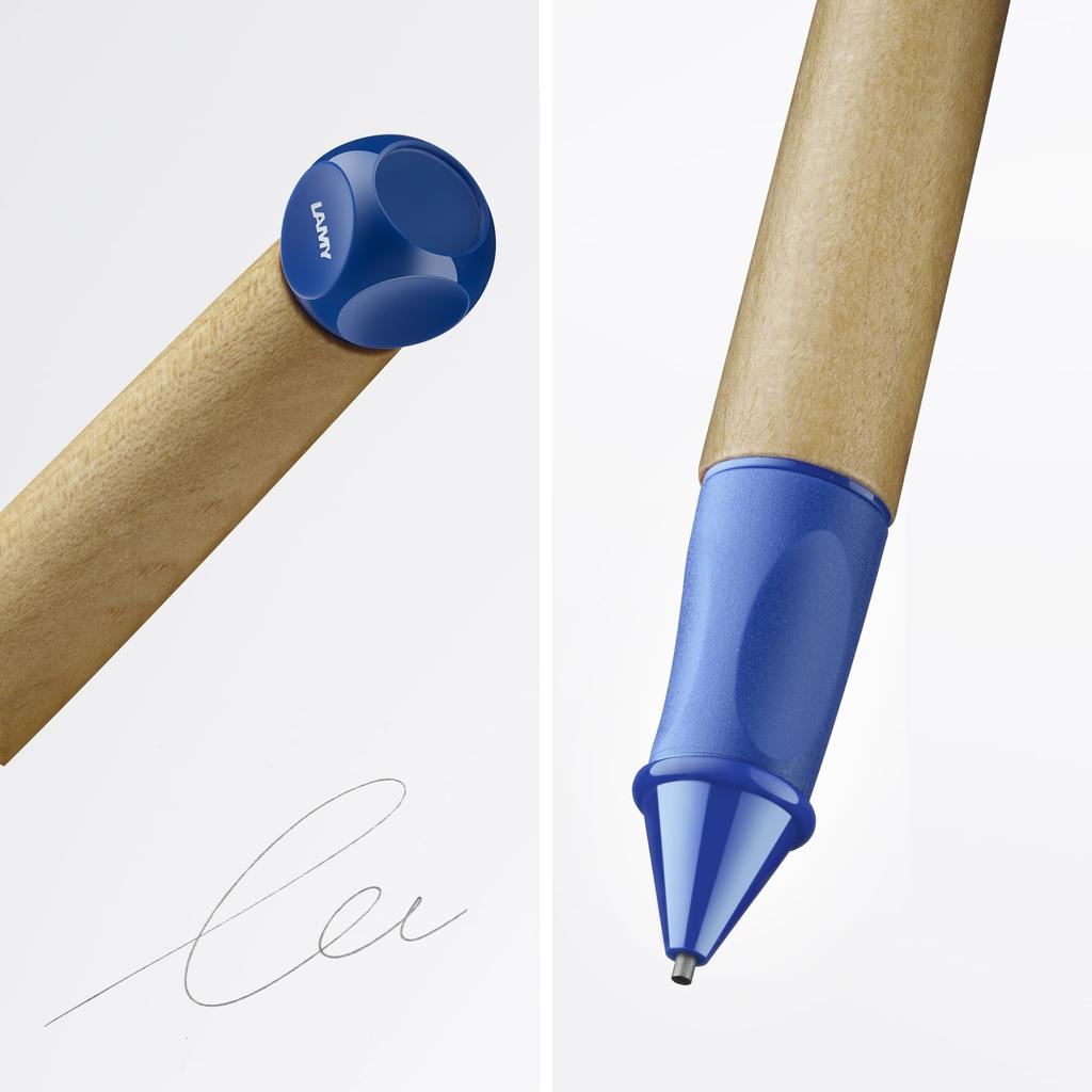 Lamy Механический карандаш Abc Blue для детей, обучающихся письму, впервые. Эргономичная ручка и прочный клен. Включает стержень LAMY M44 мм. Карандаш, -
