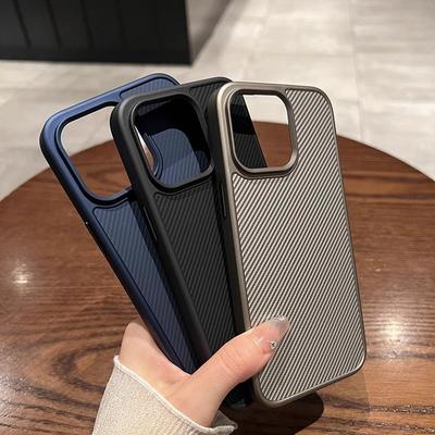 Подходит для чехла для мобильного телефона iPhone16promax Apple 14 Простой и высококлассный 15 Новый полностью закрытый противоударный защитный чехол