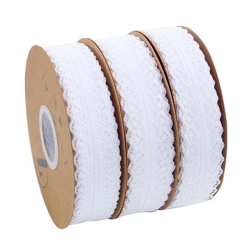 50-ярдовая кружевная лента с рисунком роз и бабочек для украшения тортов и творчества