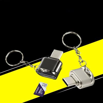 Высокоскоростной считыватель карт памяти Type-C, адаптер для карт TF, передача данных через USB 2.0 для телефона, планшета, ноутбука