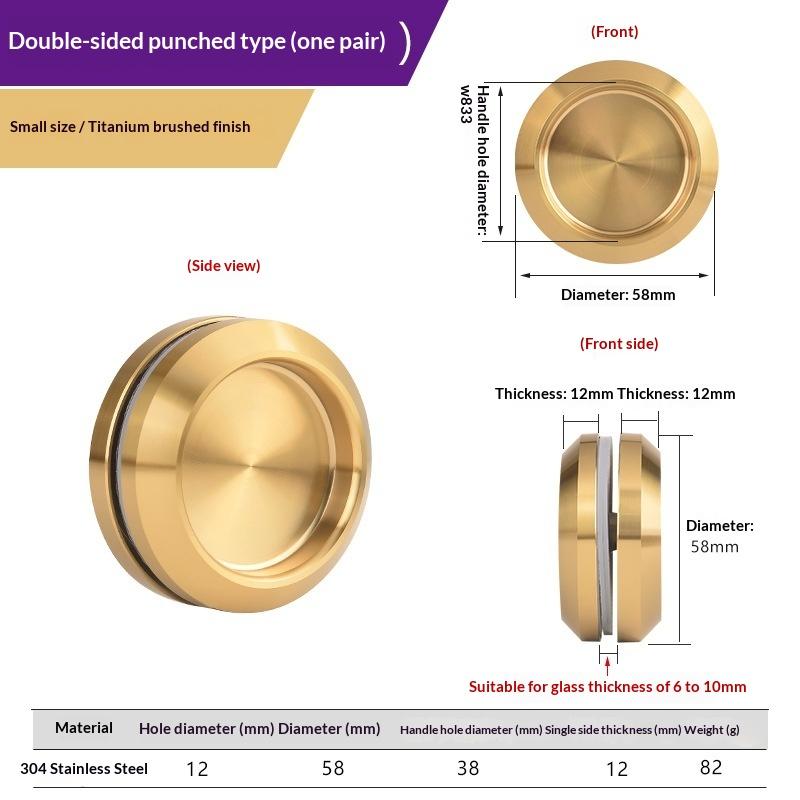 Многофункциональная невидимая дверная ручка из нержавеющей стали, скрытые раздвижные ручки для шкафа, встроенные мебельные ручки, для стеклянных дверей