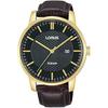 Watch - LORUS - RH980NX9 - Black Leather - 5 ATM Water Resistance - Quartz Movement