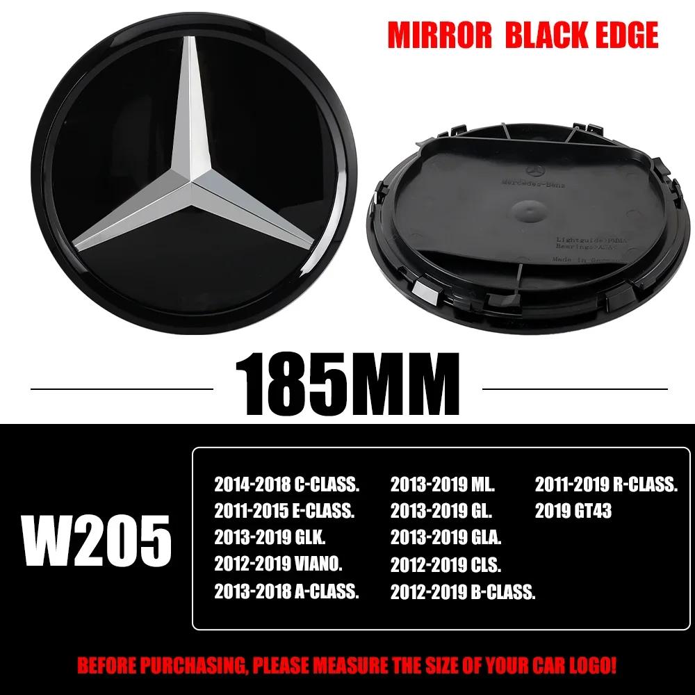 C200 E300 2026 Горячий 1 шт. Значок-эмблема на решетку радиатора автомобиля Звезда Логотип на переднюю решетку Для Mercedes Benz A C B V G E Класс GLK GLA GL CLS ML GLC G