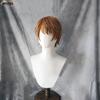 Парик для косплея Yagami Light, короткие коричневые пушистые термостойкие синтетические волосы Yagami Light, парики для вечеринки на Хэллоуин + шапочка для парика