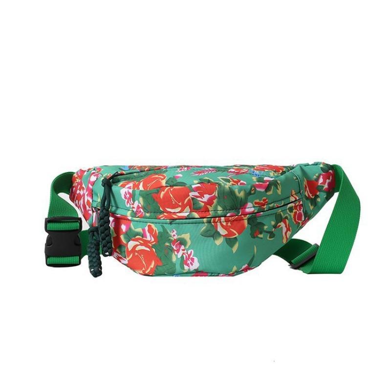 Большая сумка кроссбоди с цветком Новая сумка на грудь Гочжоу Индивидуальная универсальная модная поясная сумка Тренд