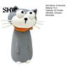 Matte Finish Sculpture Cute Cartoon Cat Figurine, 3D Printed Kawaii Kitty Statue, Minimalist Animal PLA Material Crafts Tabletop Ornament for