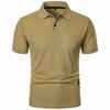 Мужская модная летняя футболка-поло, повседневная дышащая футболка с воротником с лацканами и короткими рукавами, удобная спортивная футболка Yasheng
