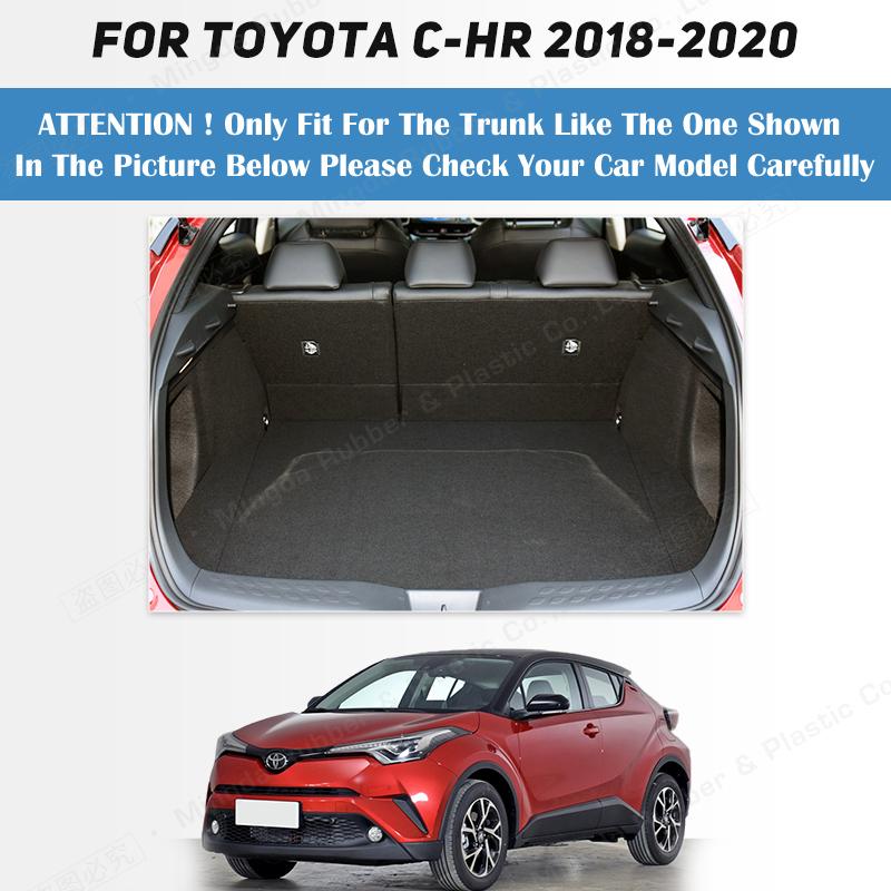 Коврик в багажник автомобиля для Toyota C-HR 2018, автомобильные аксессуары на заказ, интерьер автомобиля