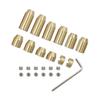 12pcs Brass Wheel Spoke Balance Weights Kit For Motorcycle Spoked Wheels