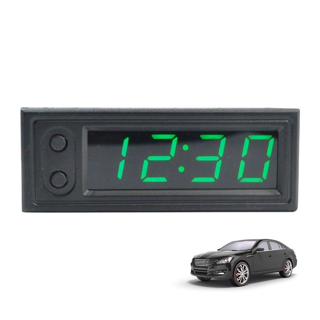 Vehicle Electronic Digital Clock Compact Size Sleek Appearance Car Vent Clock Suitable for Cars Boats Airplanes