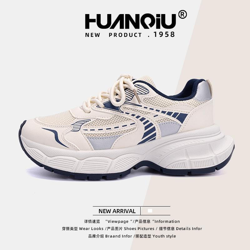 Глобальные высококачественные кроссовки на толстой подошве для женщин ZHQ-XA307 весна новые дышащие студенческие корейская версия спортивной обуви для женщин