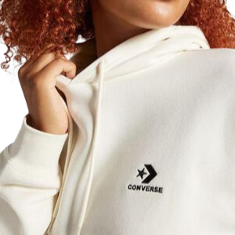 Converse Свитшот с вышитой звездой-шевроном Go To Унисекс Белый 10024509-A17