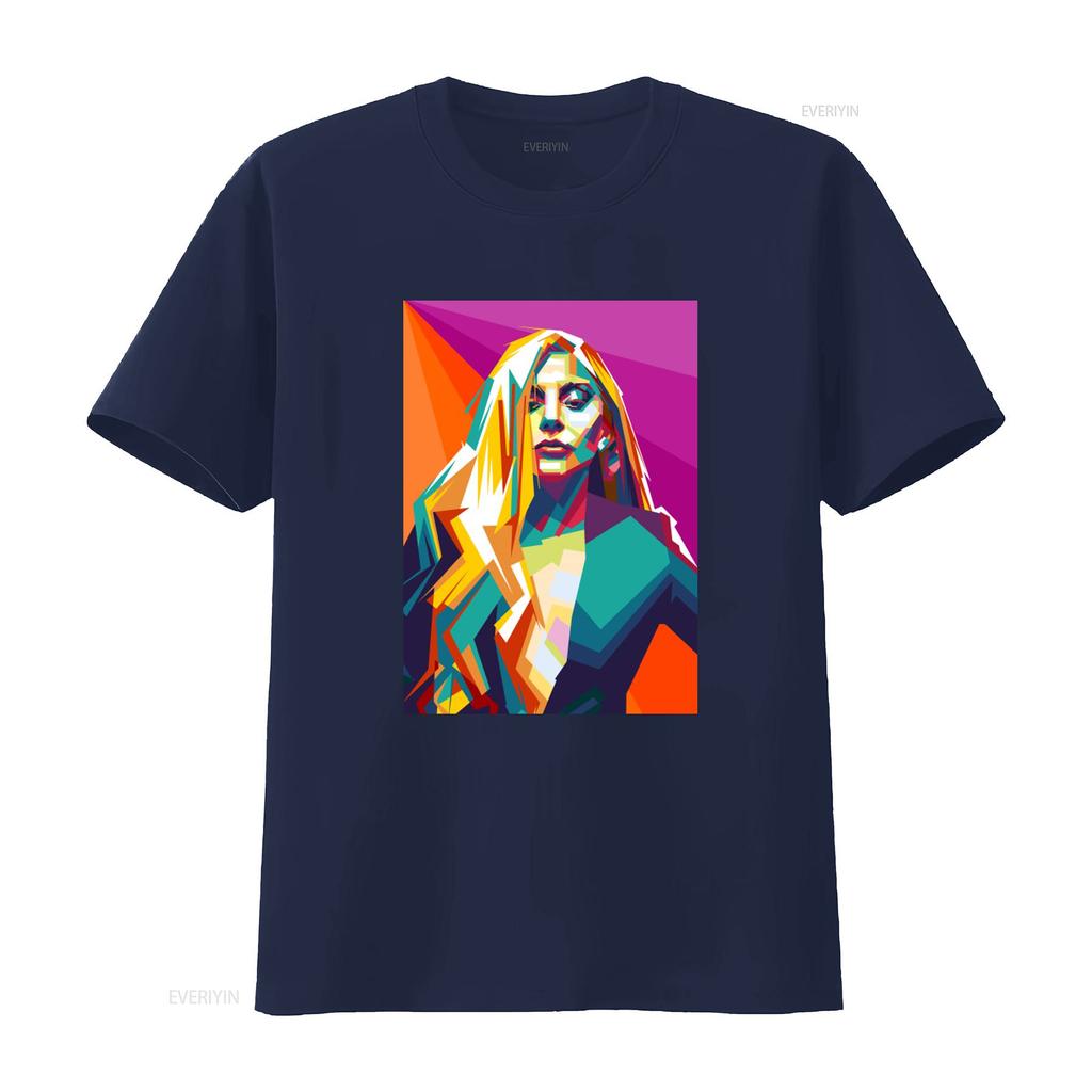 Винтажная футболка Lady Gaga для молодежи с длинным рукавом и размером для малышей, винтажная, стиранная, удобная, уличный стиль, повседневная