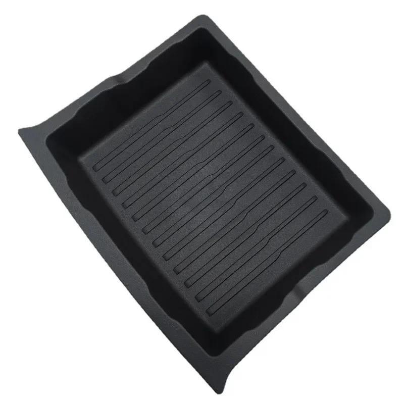 Underseat Storage Box for Tesla Model X 2018-2023 Car Drawer TPE Hidden Drawer Type Storage Organizer Car Interior Accessories