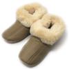 Warm Natural Wool Room Boot Size E808 Shoes, Style, Beige, M, Approx. 23.0-25.0cm,