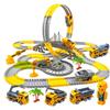 Новая мультяшная модель игрушки-конструктора для сборки железнодорожного вагона, креативная, веселая, интерактивная, модель железнодорожного пути, развивающие игрушки, подарки