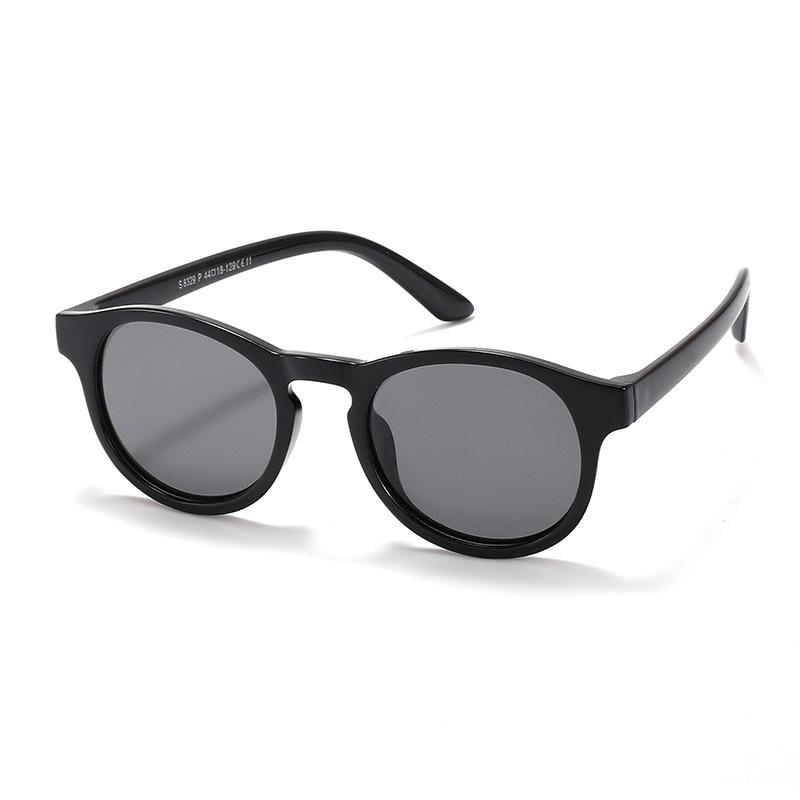New Fashion Round Polarized Children Sunglasses Boys Girls Light Weight Silicone Sunshade Outdoor Anti Glare Kids Glasses