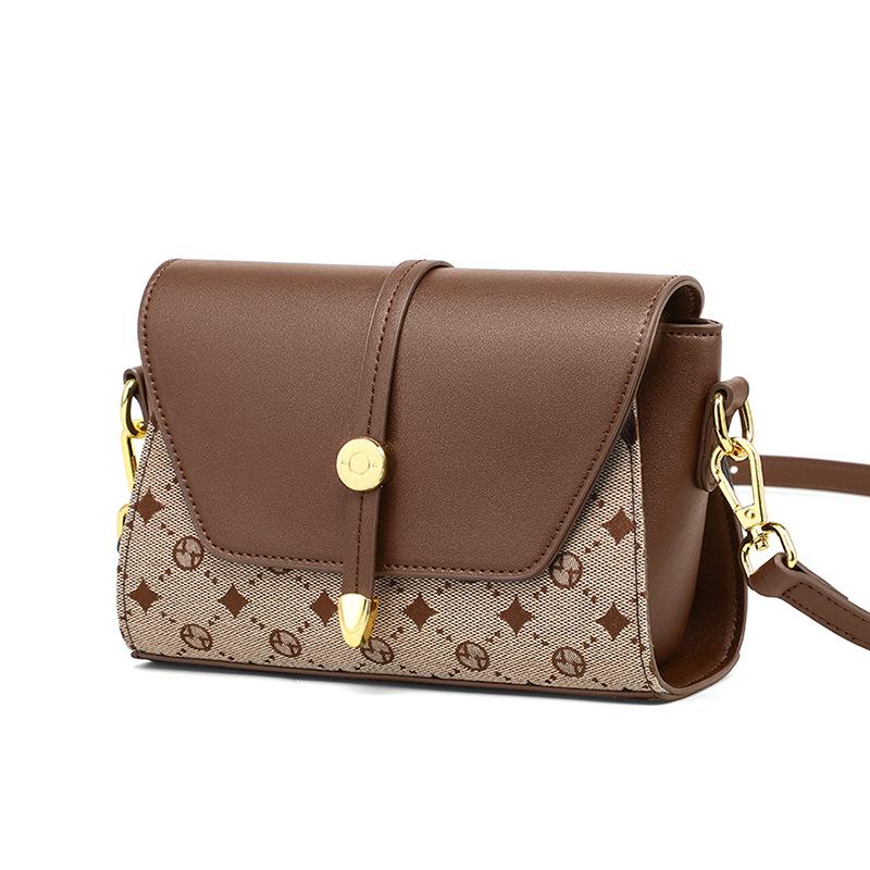 Новая осенне-зимняя женская сумка Сумка через плечо Сумка подмышками Высококачественная сумка через плечо Универсальная квадратная сумка