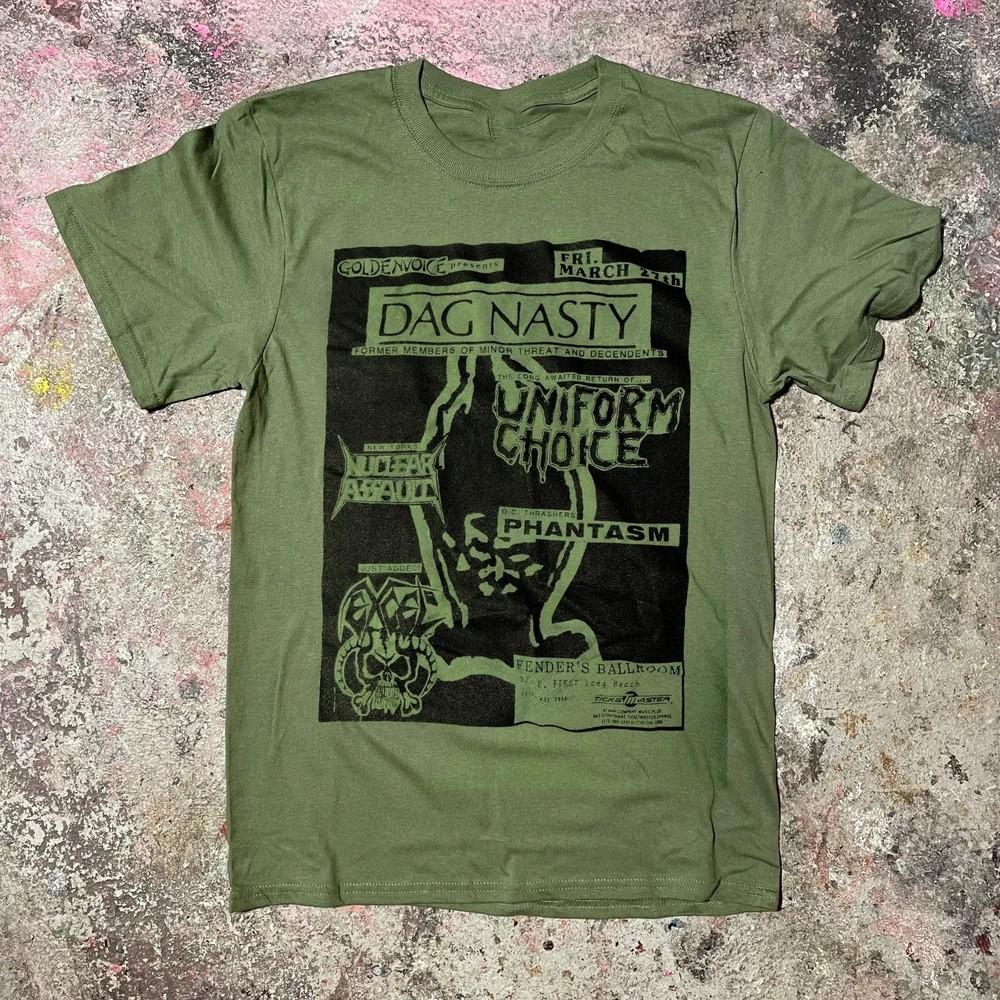 Collection Dag Nasty Tour 1987 Green T Shirt Full Size S-5XL HH938 Unisex T-Shirt