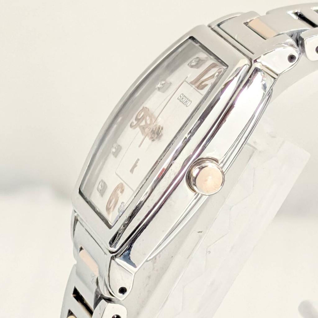 SEIKO Lukia 8p Алмазы Батарейка Работающий Женский Часы, Заменен, Состояние, Q-96