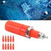 10Pcs M3 Terminal 4mm Banana Jack Socket Screw Panel Jack Terminal Plug for Electronic EquipmentRed