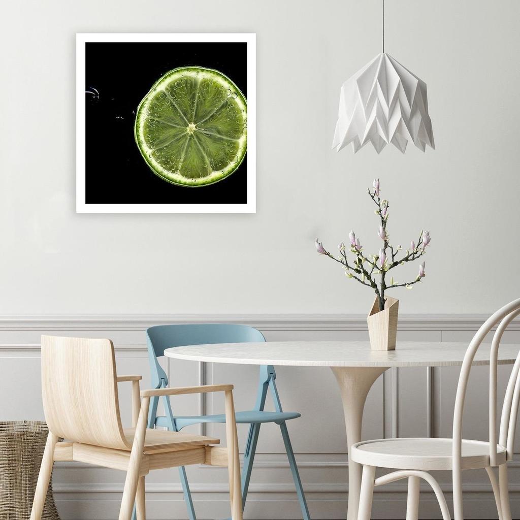 Canvas Print, Lime Slice