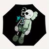 1pc KAWS Automatic Open/Close Umbrella, Portable 3-Fold Compact Umbrella for Men & Women, Perfect Gift for Birthday112