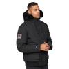 Born Rich Mens Emarnos Hooded Bomber Jacket